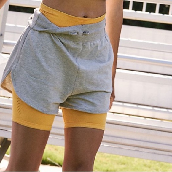 Free People Pants - NEW! Free People Movement All Day Everyday Knit Shorts L